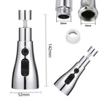 3-Mode High-Pressure Kitchen Sink Fauce
