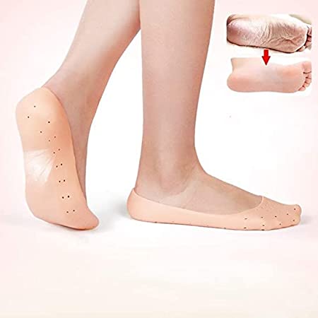 Silicone Full Length Anti Crack Moisturizing Socks