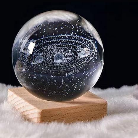 3D Crystal Galaxy Ball Lamp