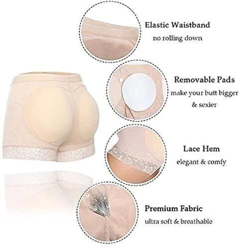 Ladies Seamless Padded Butt Lifter Panties