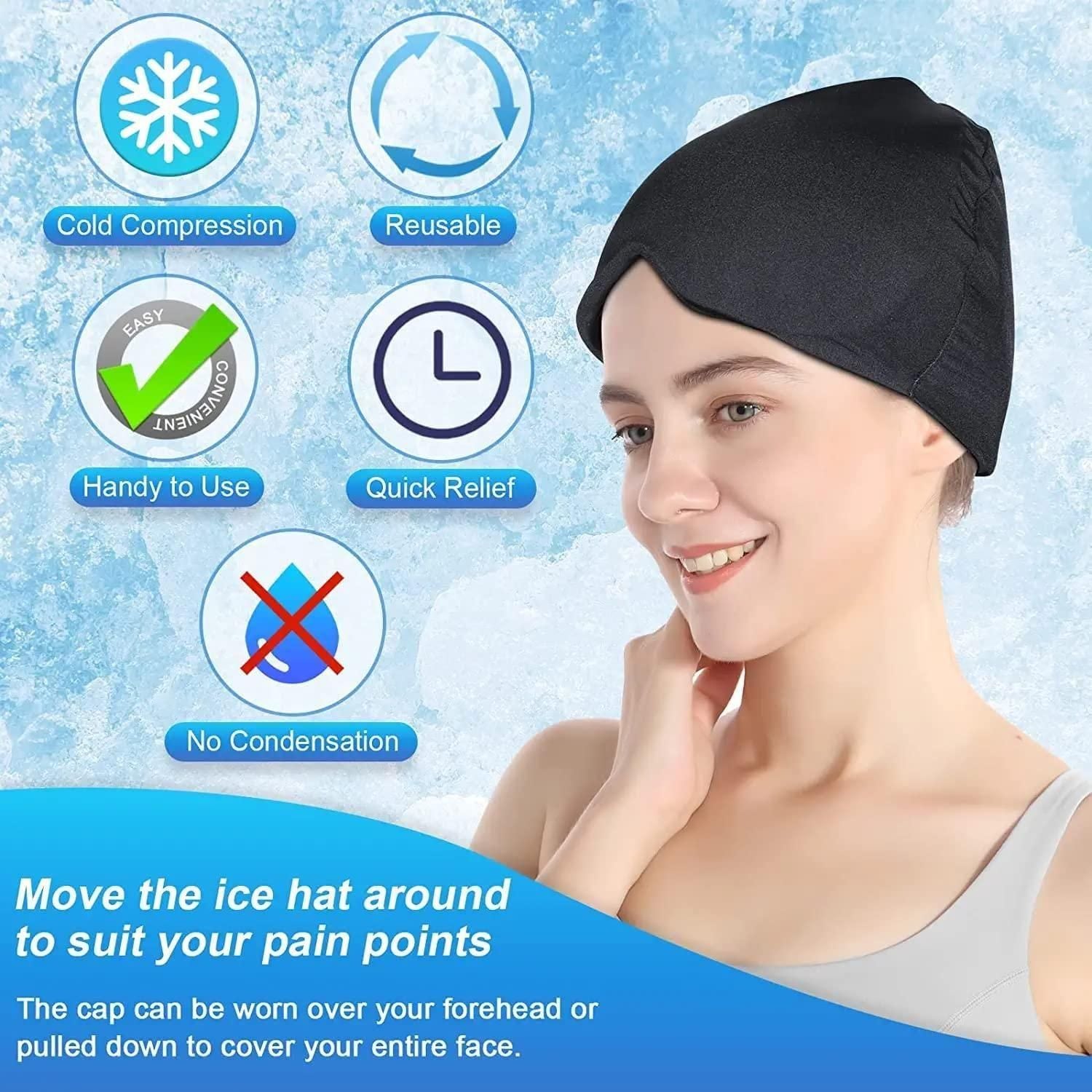 Migraine Sinus & Stress Relief Relief Cap