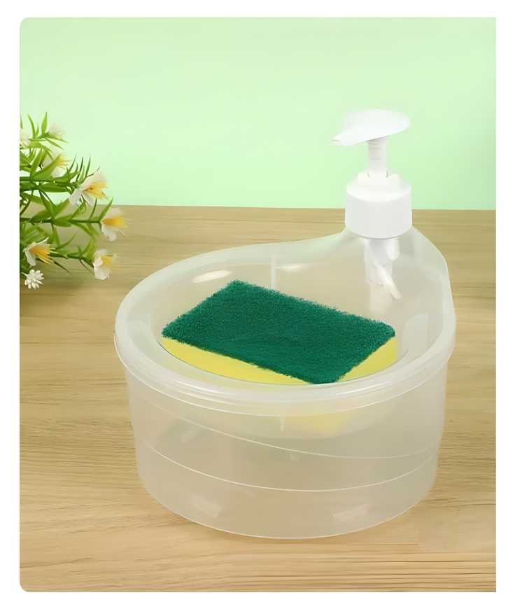 Smart Soap Pump Dispenser & Sponge Holder