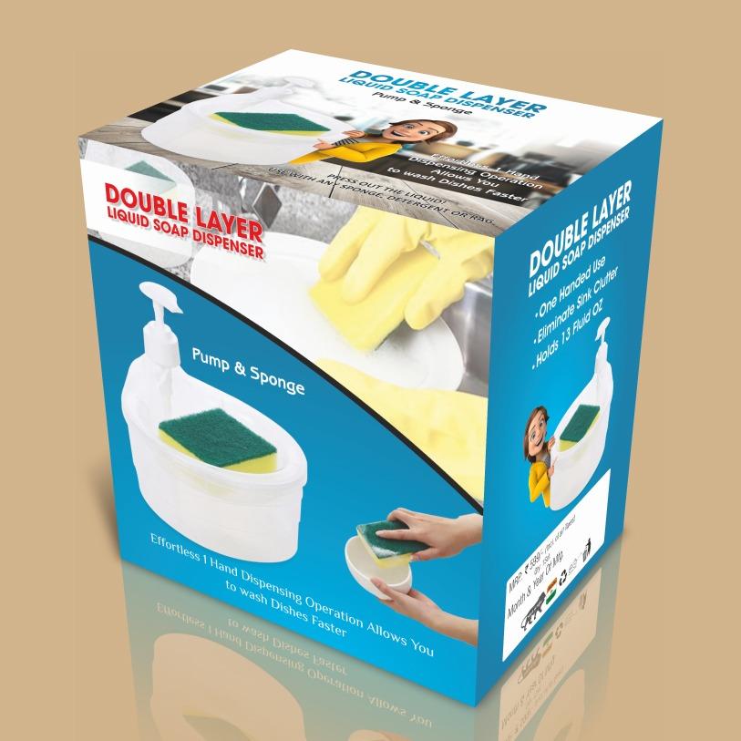 Smart Soap Pump Dispenser & Sponge Holder