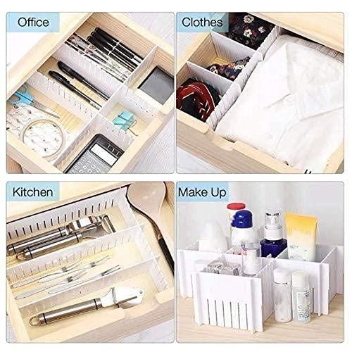 8-Piece Adjustable Drawer Organizer Dividers