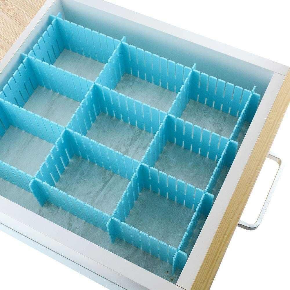 8-Piece Adjustable Drawer Organizer Dividers