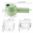 4-in-1 Portable Electric Vegetable Cutter