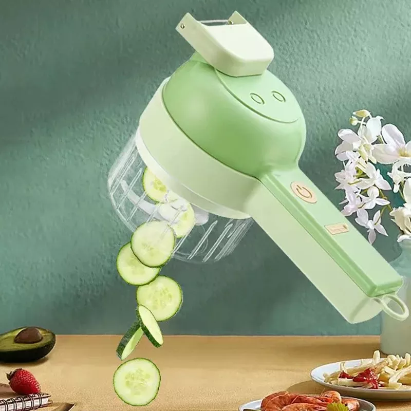 4-in-1 Portable Electric Vegetable Cutter