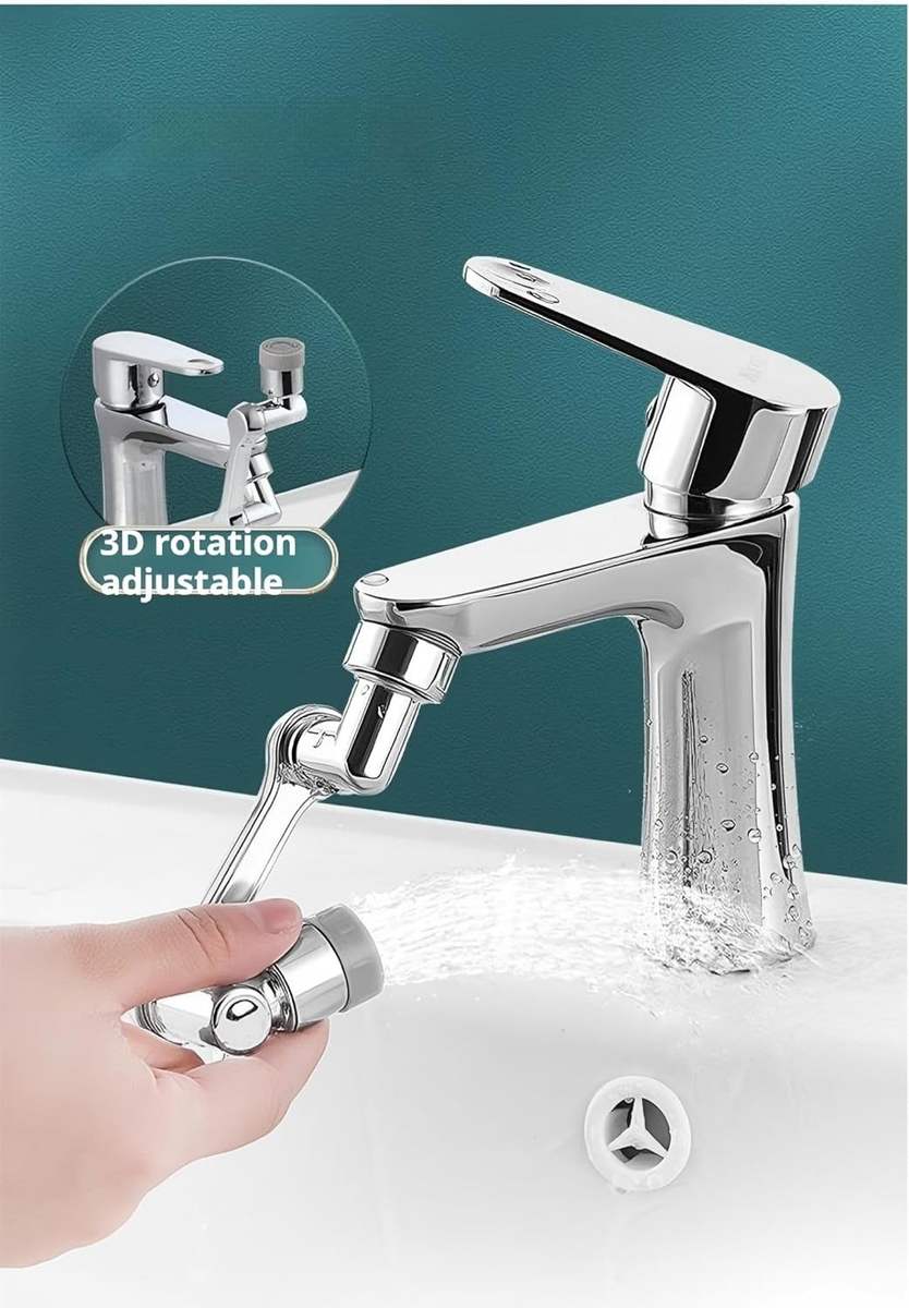 360° Rotating 2-Mode Splash Filter Faucet