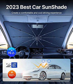 Foldable Car Windshield Sun Shade Umbrella