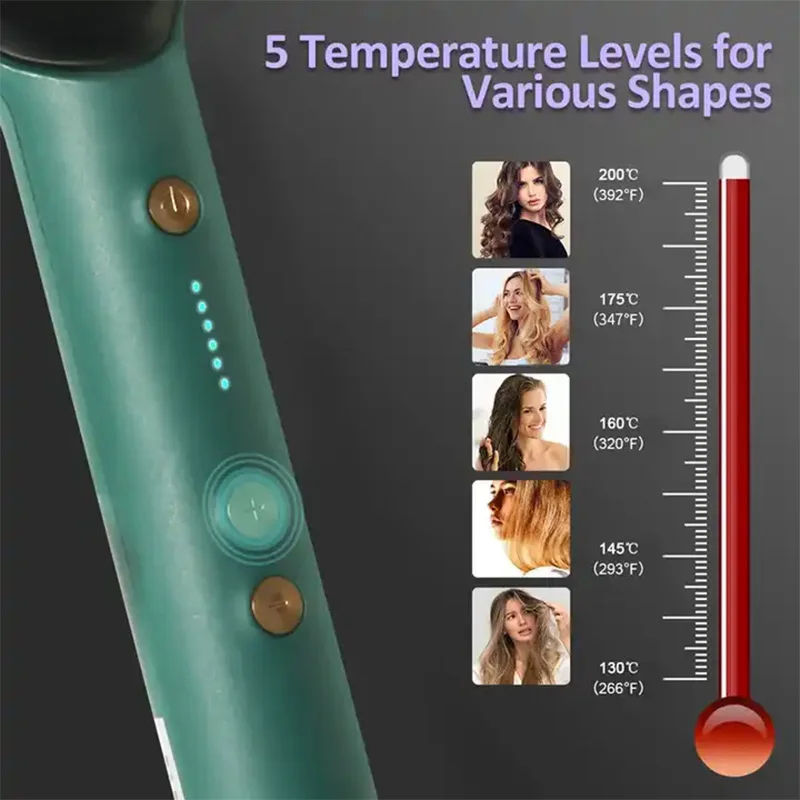 Ceramic Heating Hair Smoothing Brush