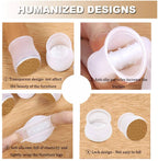 Universal Silicone Chair Leg Protectors with Felt