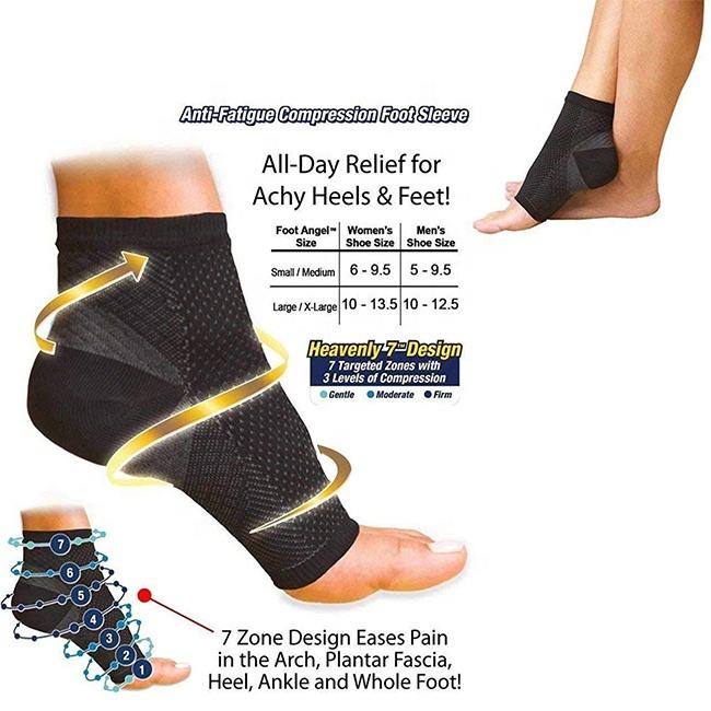 Compression Arch Support & Heel Relief Socks