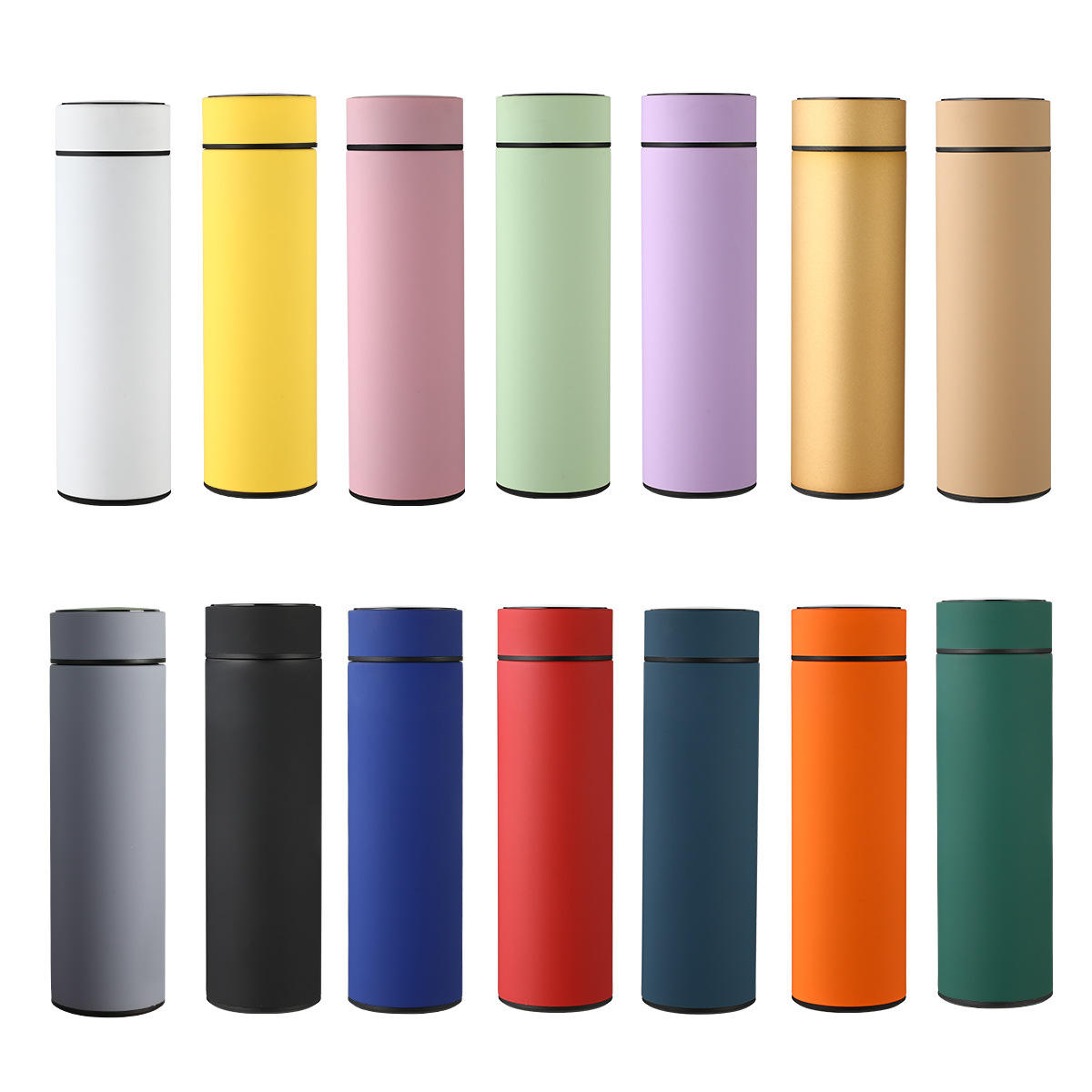 LED Temperature Display Flask