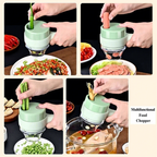 4-in-1 Portable Electric Vegetable Cutter