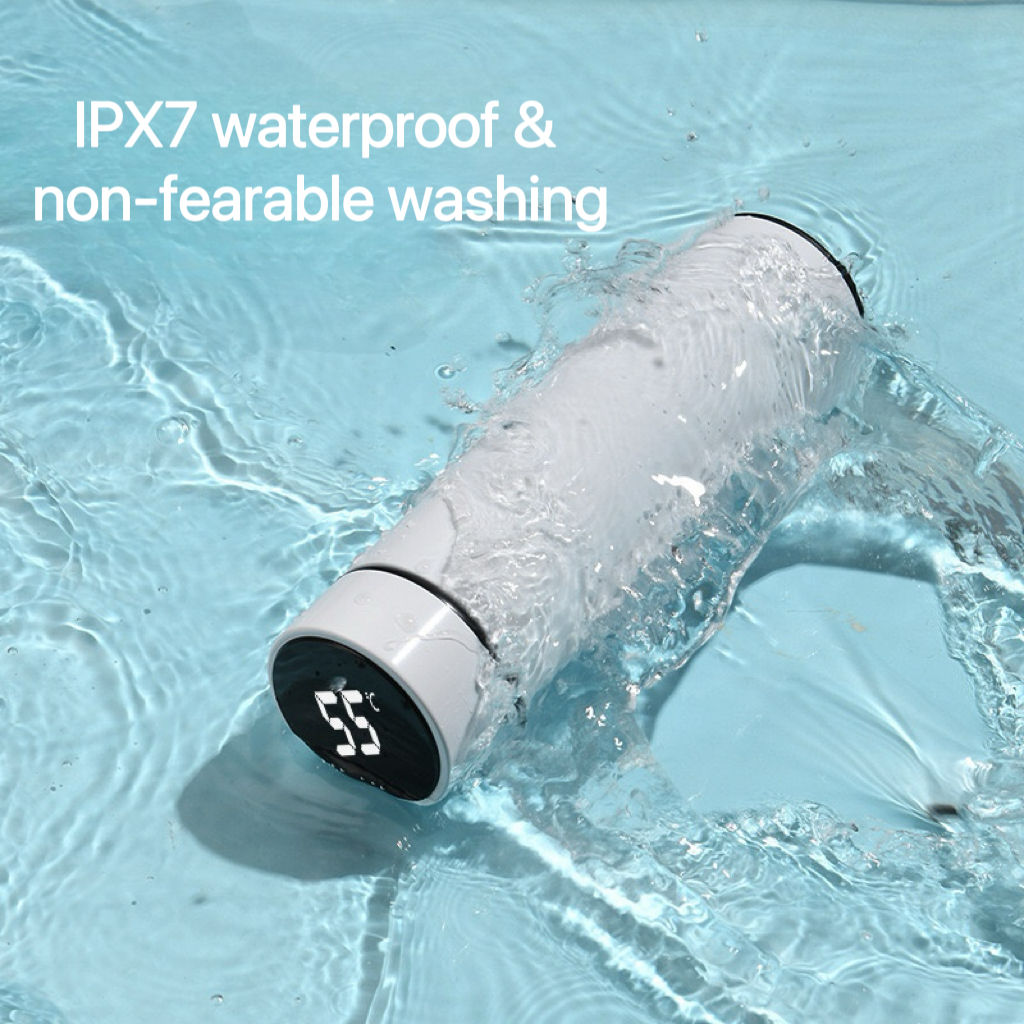 LED Temperature Display Flask