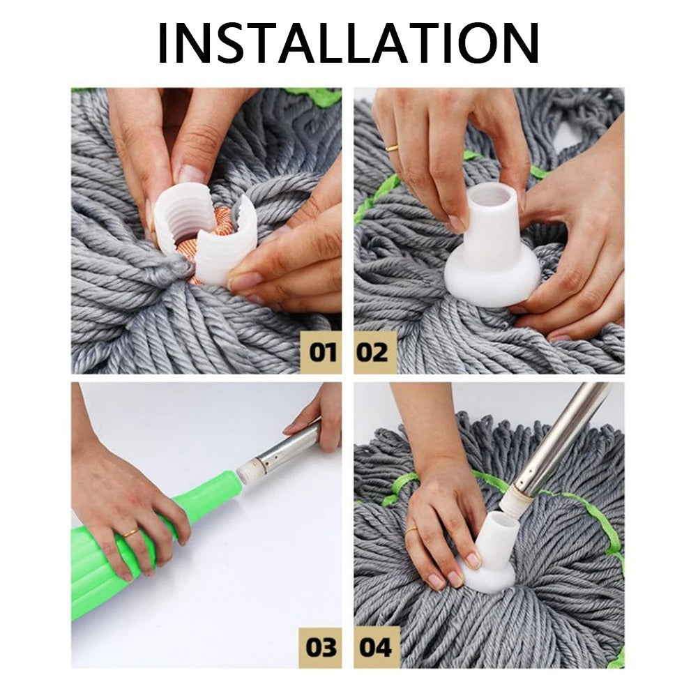 360° Rotating Hand-Free Floor Cleaner