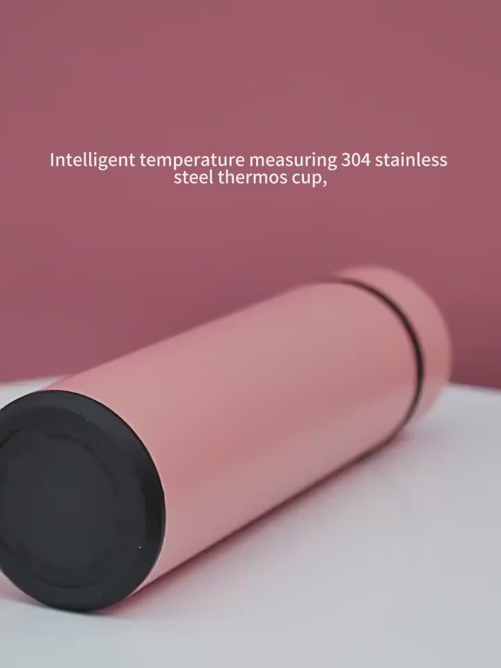 LED Temperature Display Flask