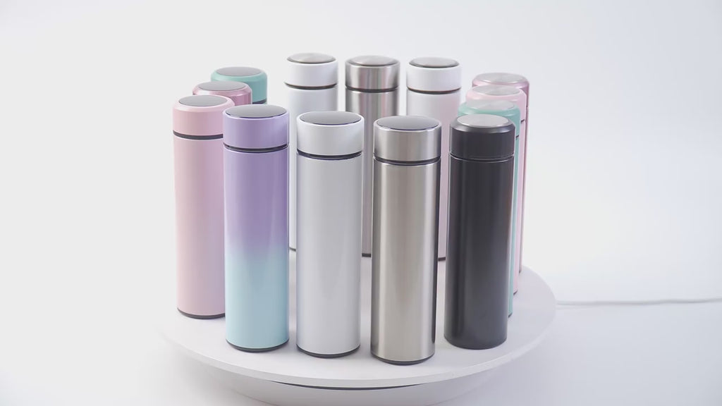 LED Temperature Display Flask